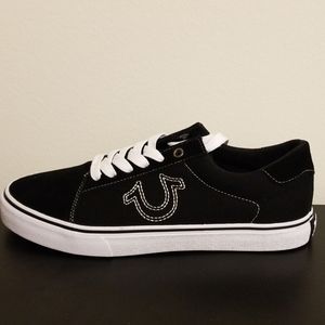 True Religion Casual Suede Leather Low Top Shoes